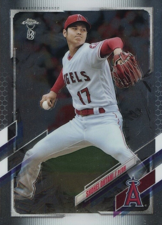 2021 Topps Chrome Ben Baller Shohei Ohtani #159 Baseball Card