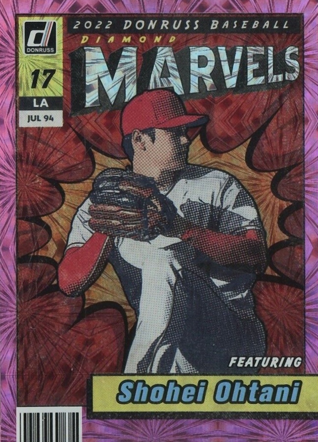 2022 Panini Donruss Marvels Shohei Ohtani #M9 Baseball Card