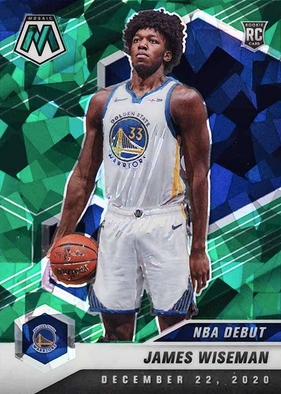 2020  Panini Mosaic James Wiseman #266 Basketball Card