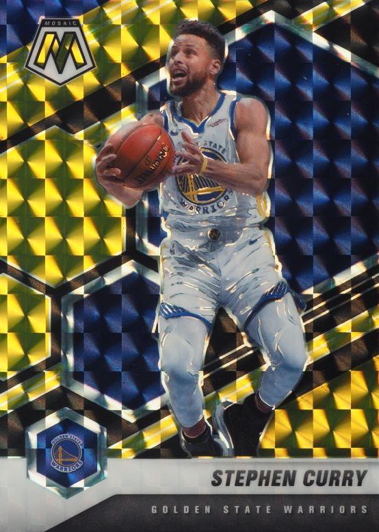 2020  Panini Mosaic Stephen Curry #175 Basketball Card