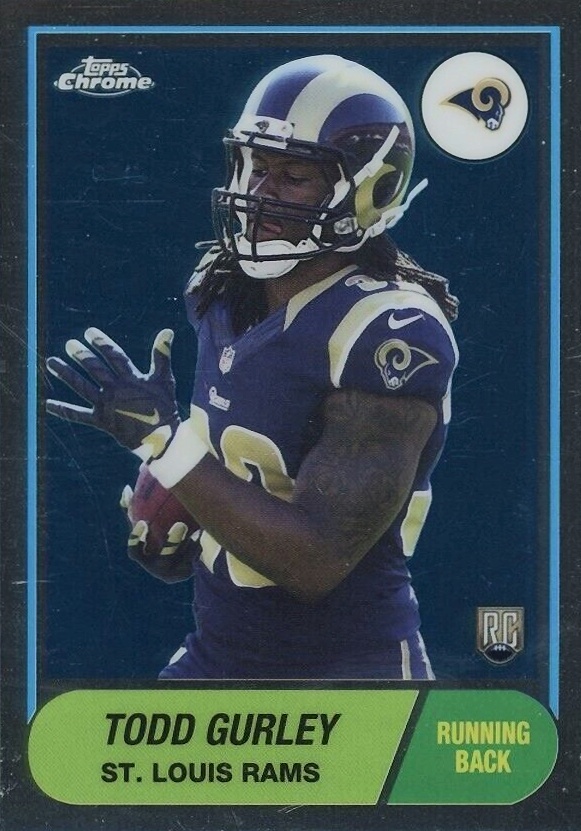 2015 Topps Chrome 60th Anniversary Todd Gurley #TG Football Card