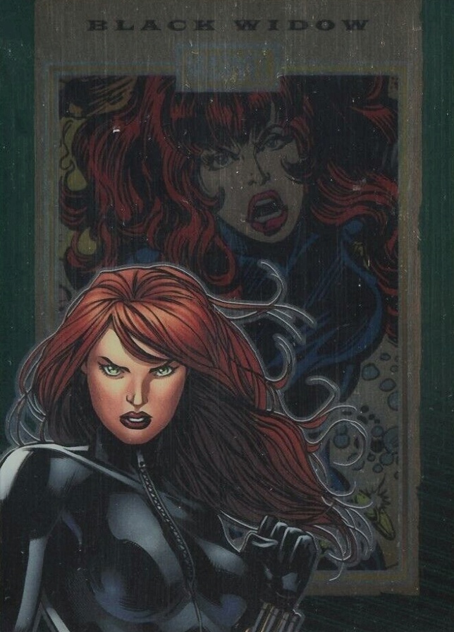 2014 Rittenhouse Archives Marvel Universe 75th Anniversary Black Widow #10 Non-Sports Card