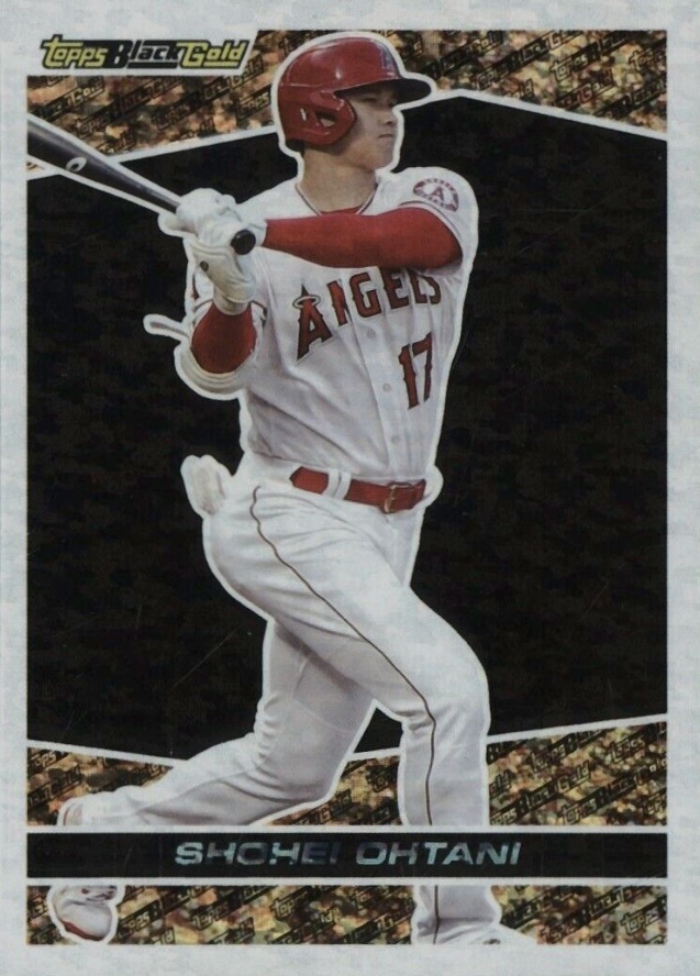 2021 Topps Update Black Gold Shohei Ohtani #BG13 Baseball Card