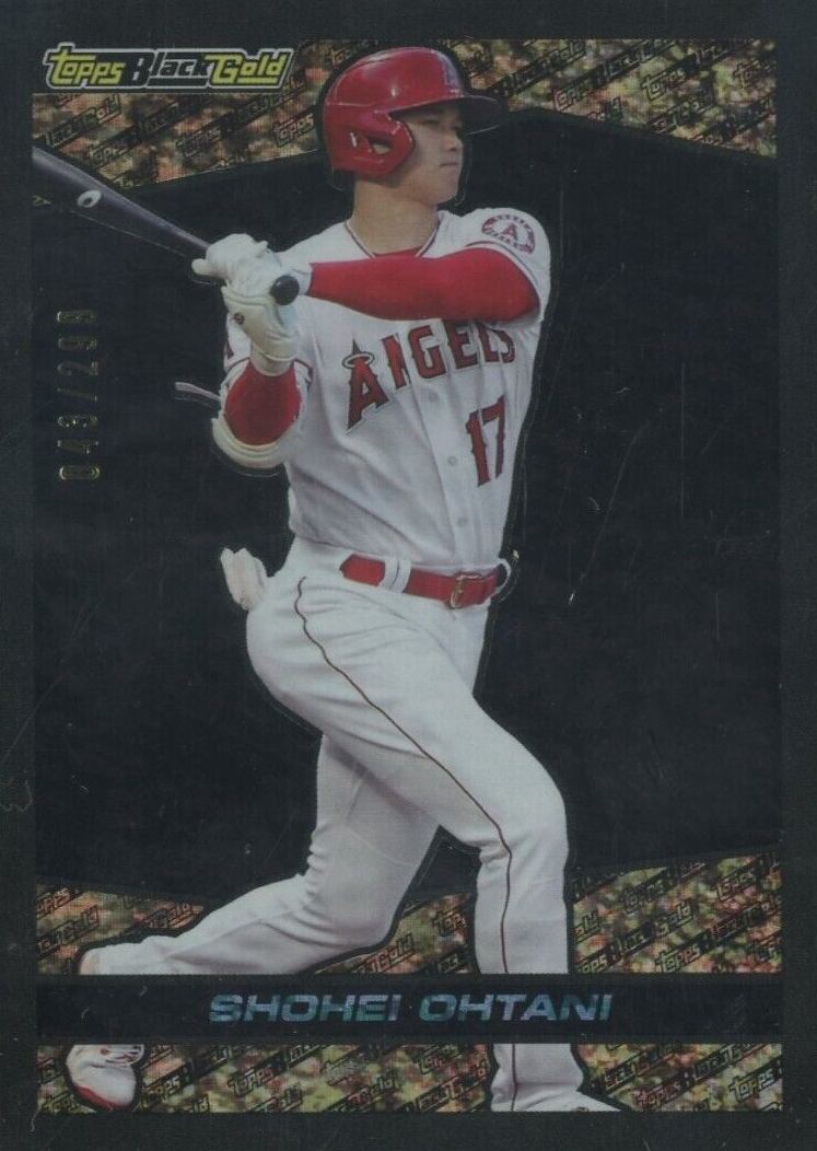 2021 Topps Update Black Gold Shohei Ohtani #BG13 Baseball Card