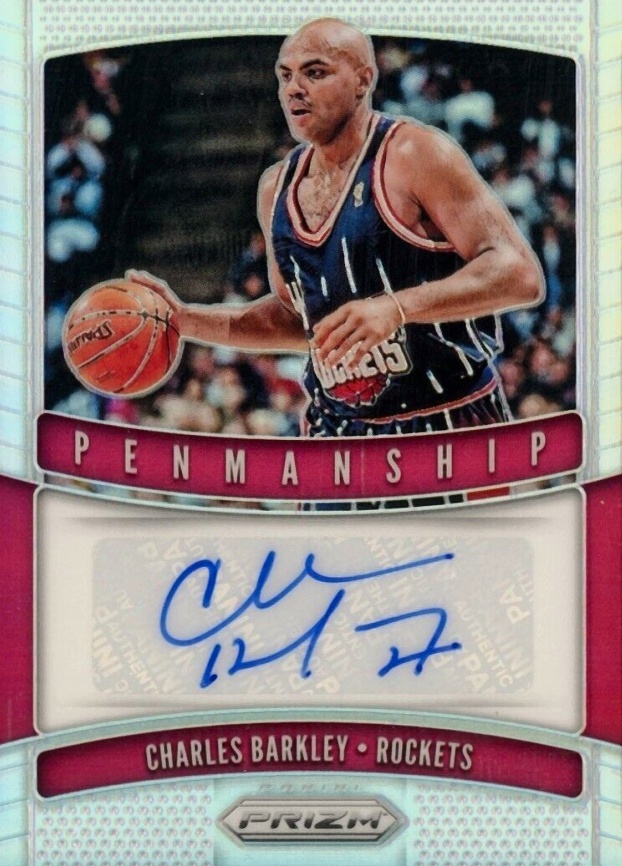 2019 Panini Prizm Penmanship Charles Barkley #PMCBK Basketball Card