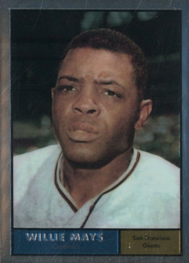 1997 Topps Willie Mays Finest 1961 Topps Reprint #14 Baseball Card