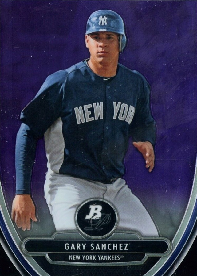 2013 Bowman Platinum Chrome Prospects Gary Sanchez #34 Baseball Card