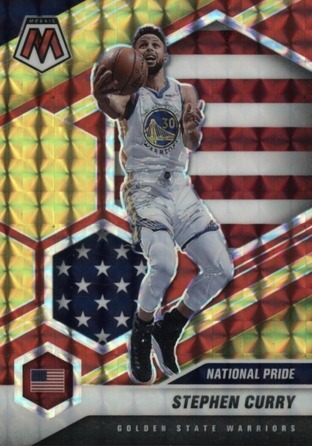 2020  Panini Mosaic Stephen Curry #249 Basketball Card