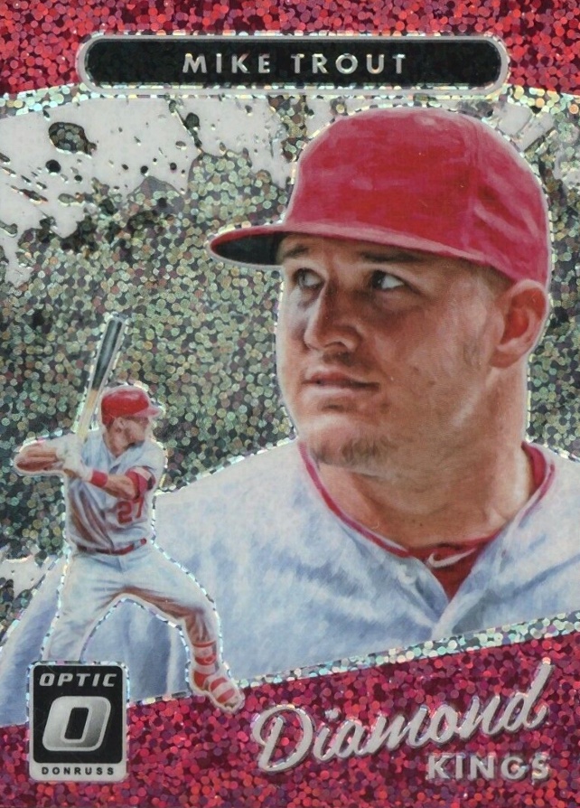 2017 Panini Donruss Optic Mike Trout #13 Baseball Card