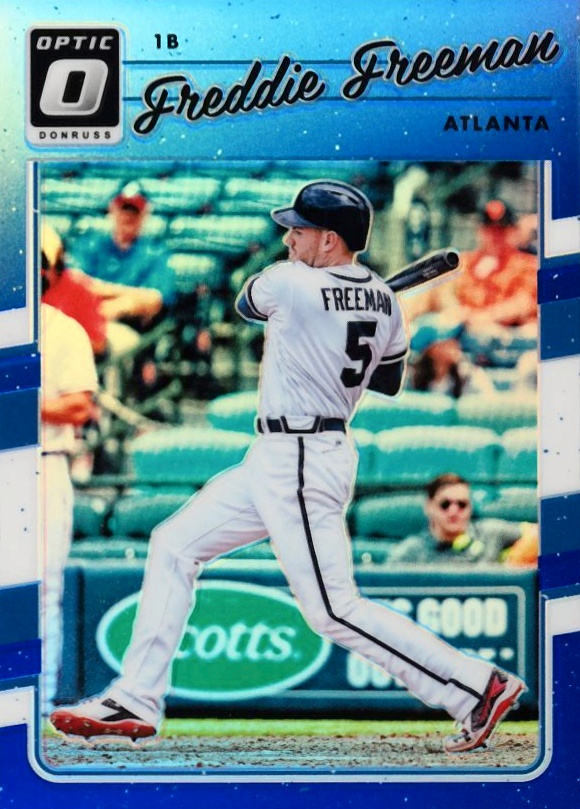 2017 Panini Donruss Optic Freddie Freeman #69 Baseball Card