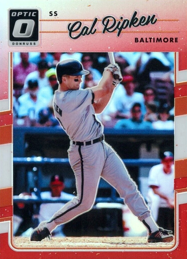 2017 Panini Donruss Optic Cal Ripken #156 Baseball Card