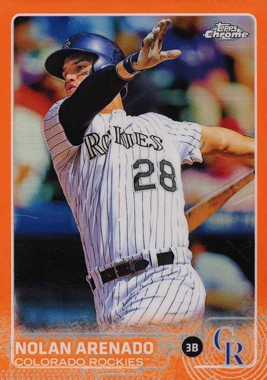 2015 Topps Chrome Nolan Arenado #66 Baseball Card