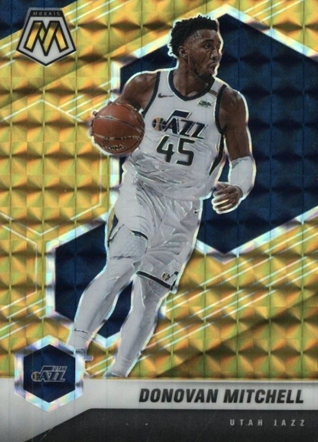 2020  Panini Mosaic Donovan Mitchell #64 Basketball Card