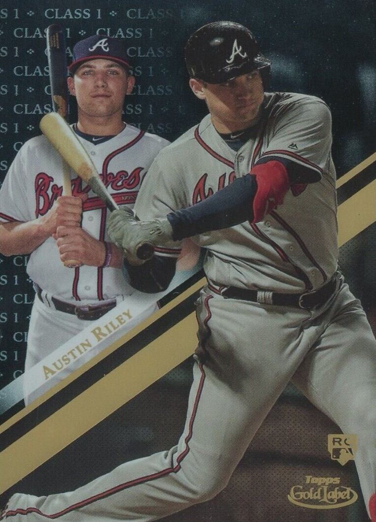 2019 Topps Gold Label Austin Riley #60 Baseball Card