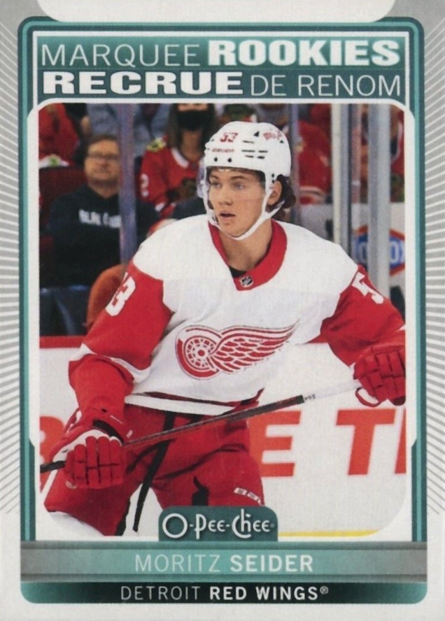 2021 Upper Deck O-Pee-Chee Update Moritz Seider #621 Hockey Card