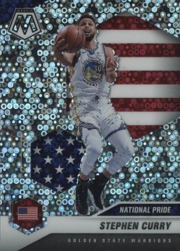 2020  Panini Mosaic Stephen Curry #249 Basketball Card