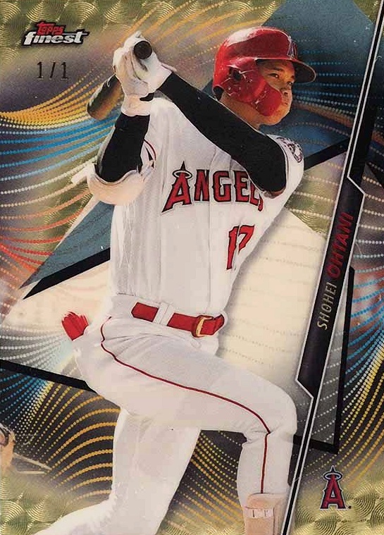 2020 Finest Shohei Ohtani #40 Baseball Card