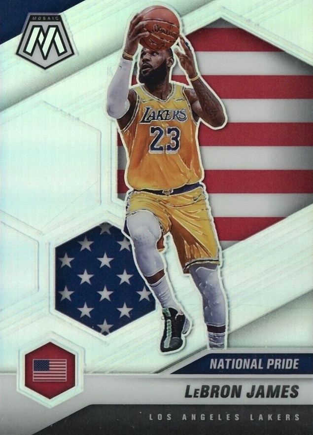 2020  Panini Mosaic LeBron James #247 Basketball Card