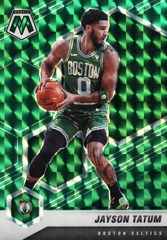 2020  Panini Mosaic Jayson Tatum #107 Basketball Card