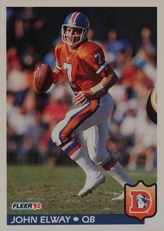 1992 Fleer John Elway #94 Football Card