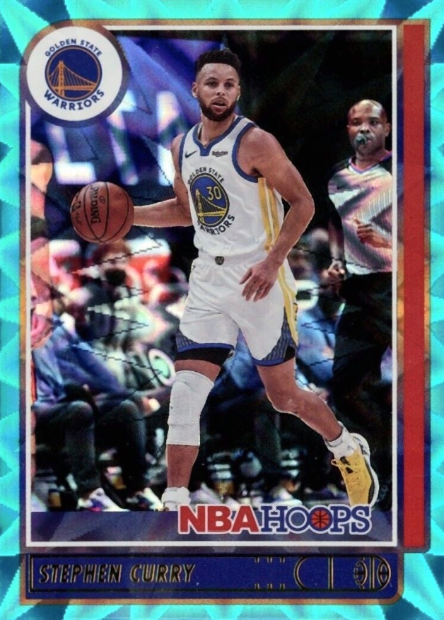 2021 Panini NBA Hoops Stephen Curry #18 Basketball Card