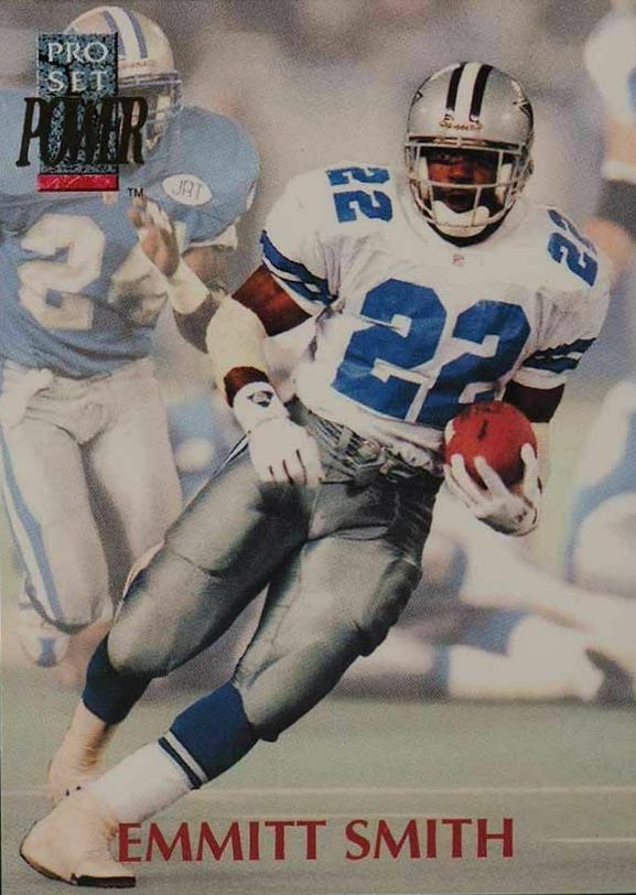 1992 Pro Set Power Emmitt Smith #22 Football Card