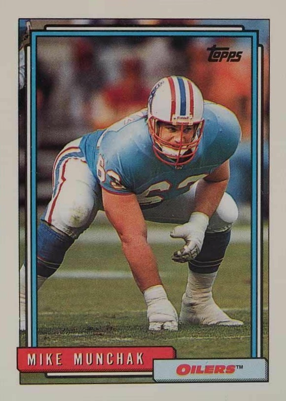 1992 Topps Mike Munchak #123 Football Card