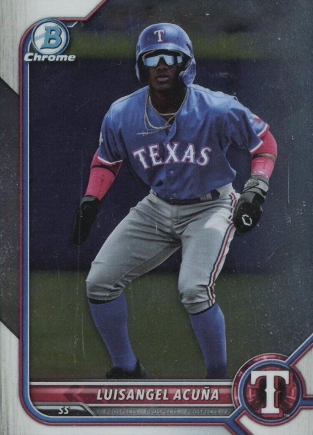 2022 Bowman Chrome Prospects Luisangel Acuna #BCP72 Baseball Card