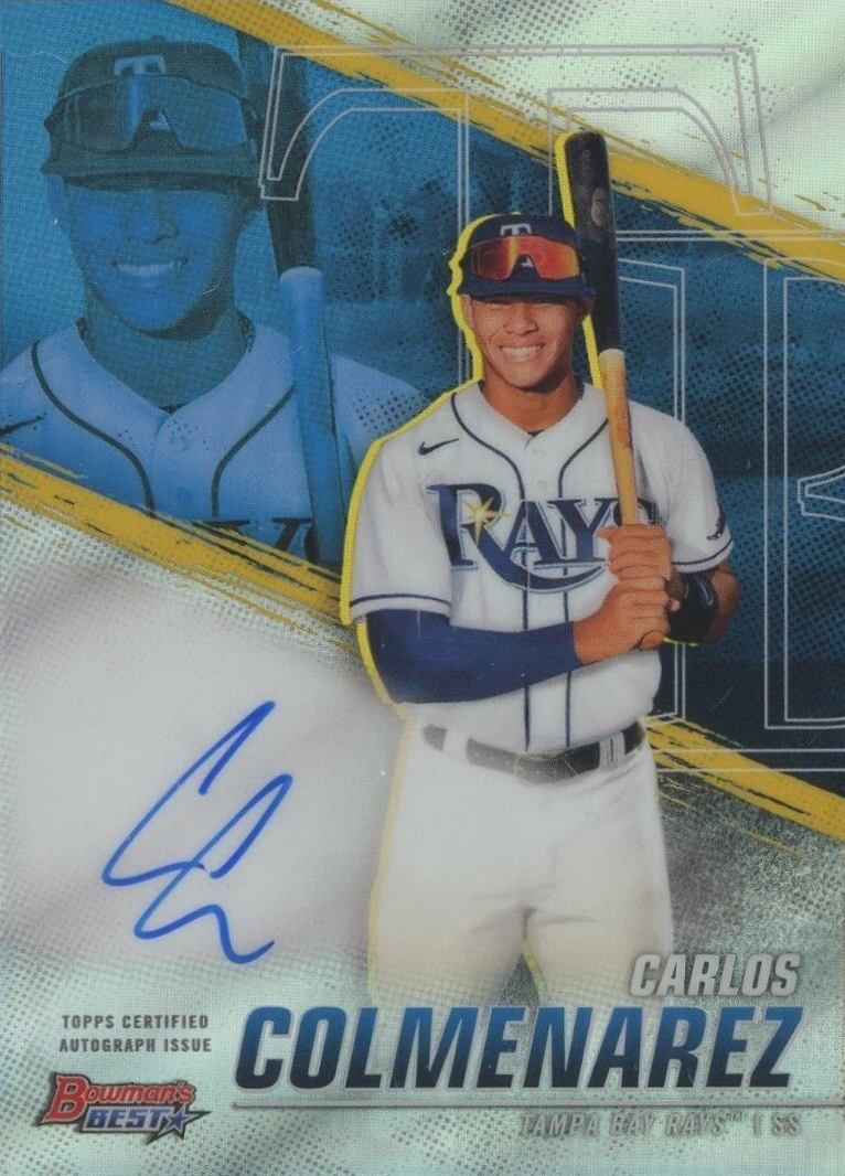 2021 Bowman's Best of 2021 Autographs Carlos Colmenarez #B21CC Baseball Card