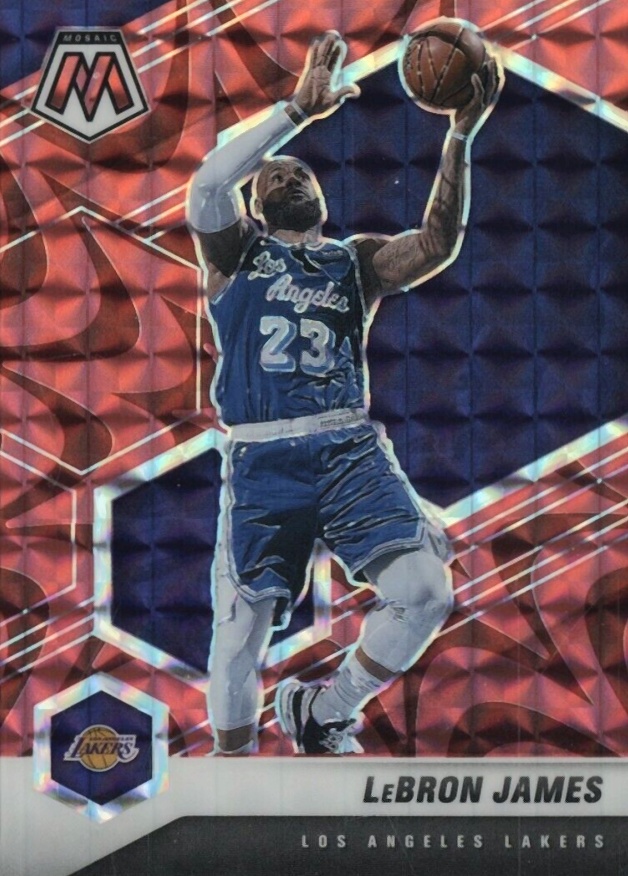 2020  Panini Mosaic LeBron James #81 Basketball Card