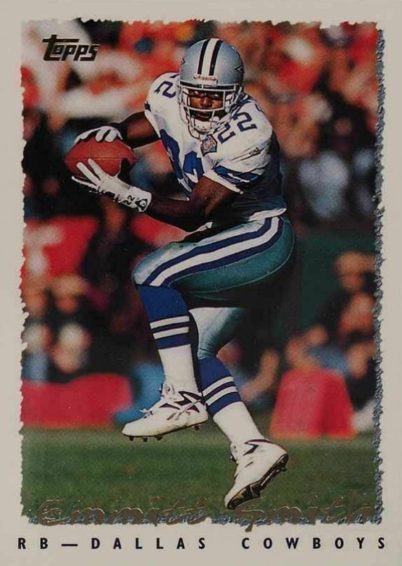 1995 Topps Emmitt Smith #330 Football Card