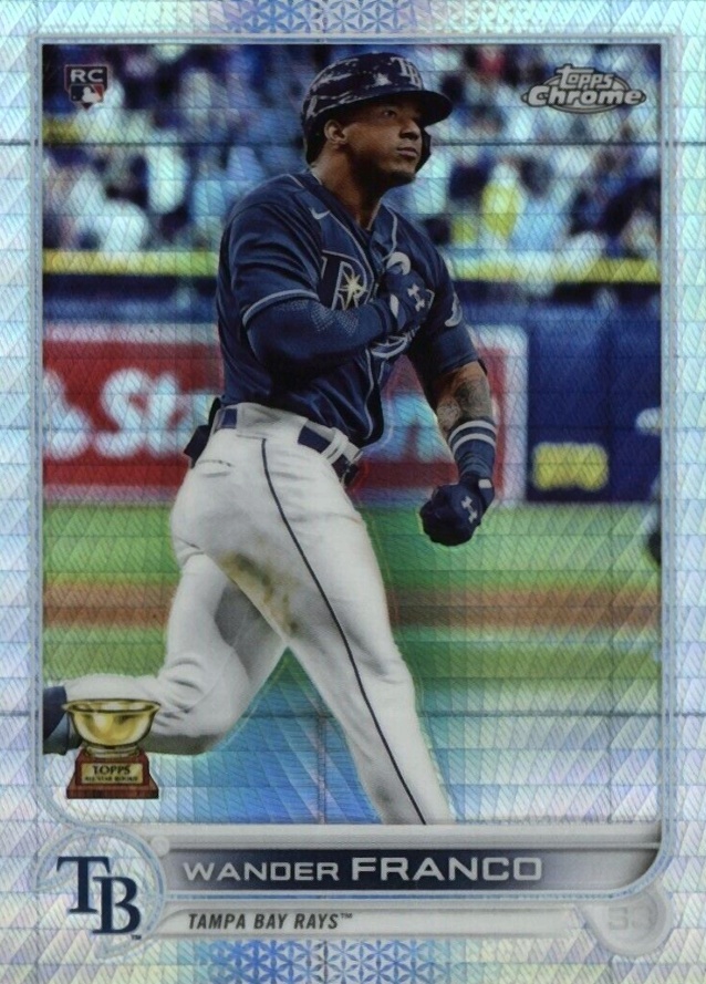 2022 Topps Chrome Wander Franco #35 Baseball Card