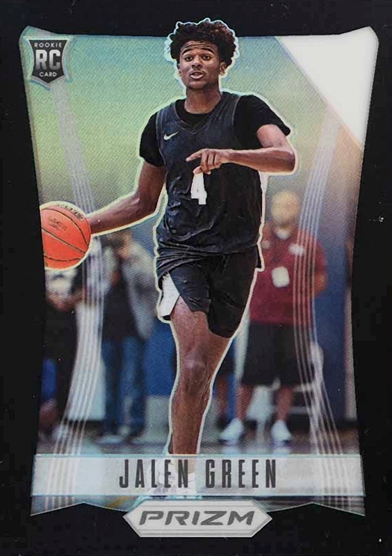 2021 Panini Prizm Draft Picks Flashback Jalen Green #4 Basketball Card