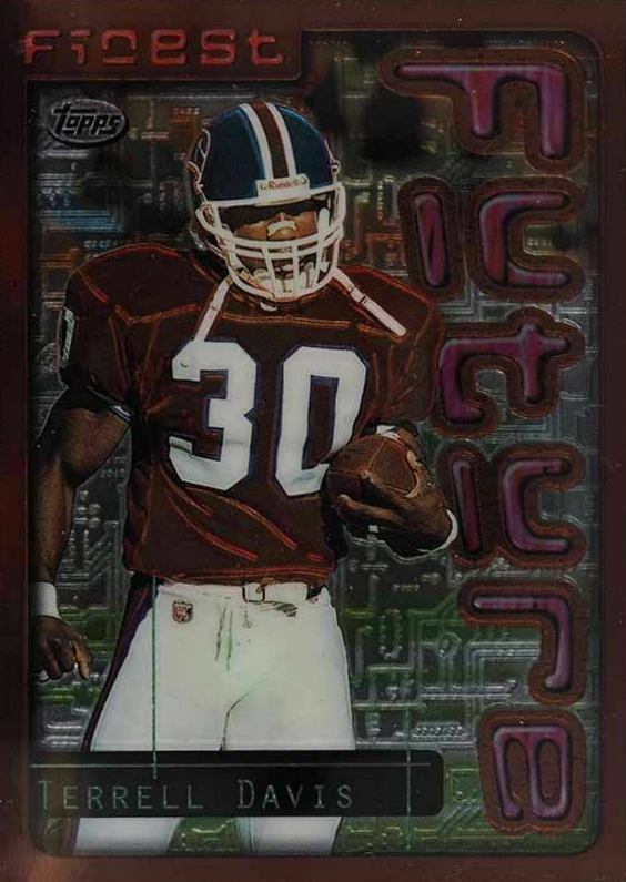 1996 Finest Terrell Davis #16 Football Card