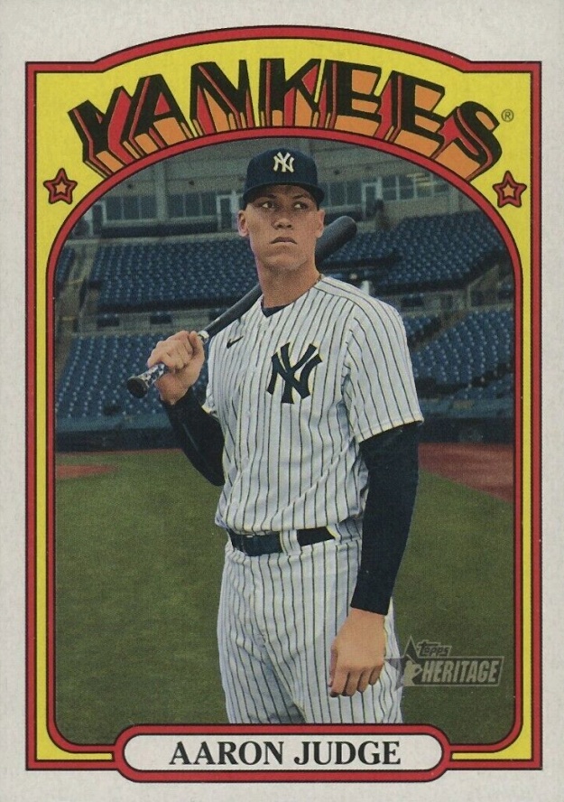 2021 Topps Heritage Aaron Judge #121 Baseball Card