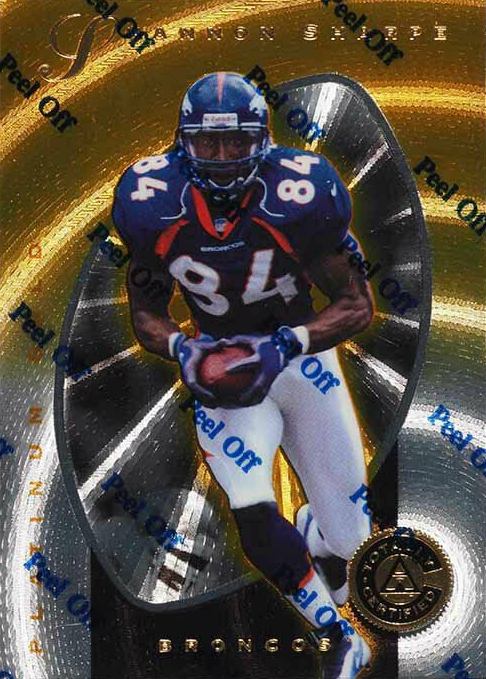 1997 Pinnacle Totally Certified Shannon Sharpe #33 Football Card