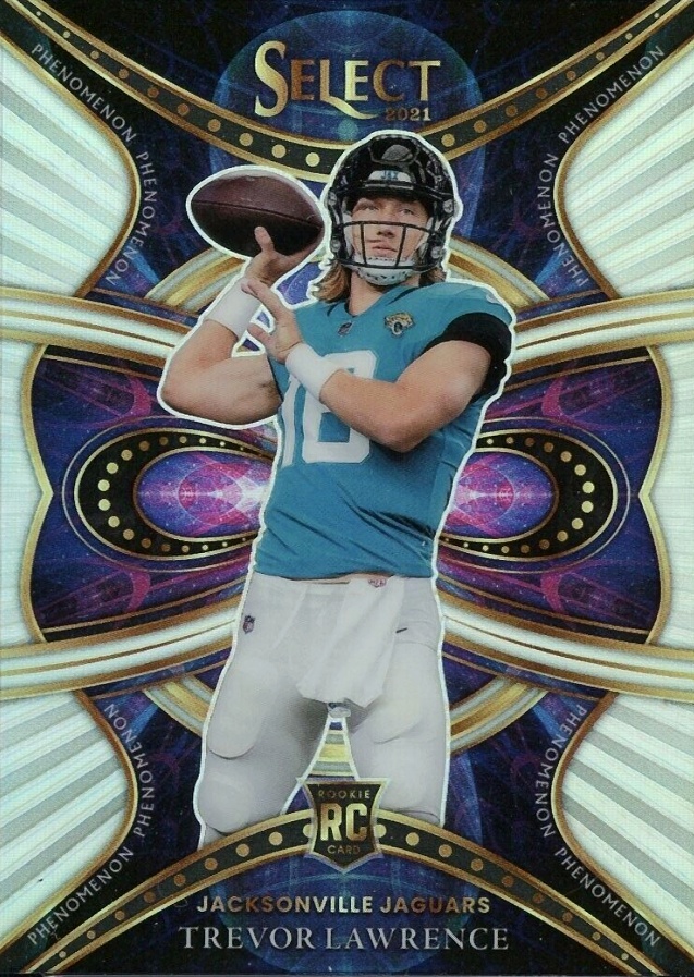 2021 Panini Select Phenomenon Trevor Lawrence #PHE6 Football Card