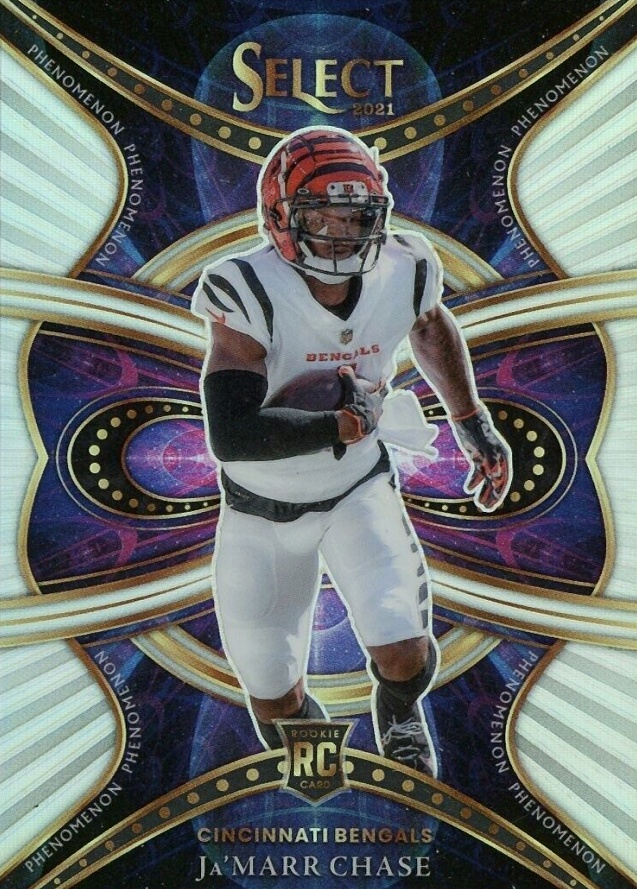 2021 Panini Select Phenomenon Ja'Marr Chase #PHE18 Football Card