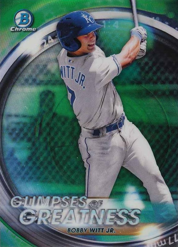 2020 Bowman Draft Glimpses of Greatness Bobby Witt Jr. #GOGBW Baseball Card