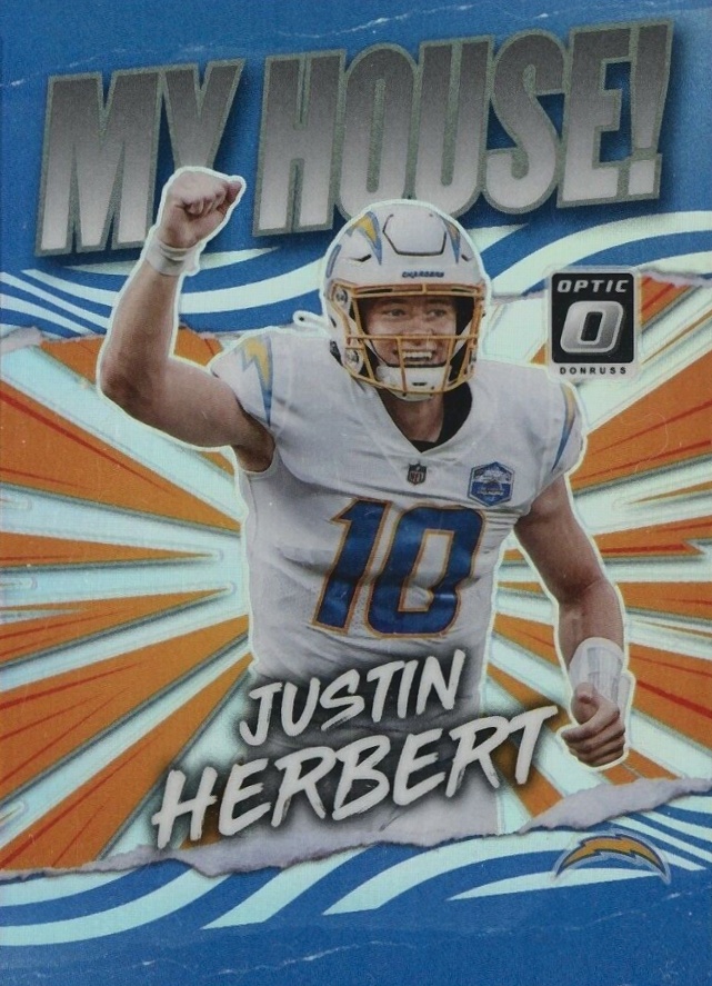 2021 Panini Donruss Optic My House! Justin Herbert #MH13 Football Card