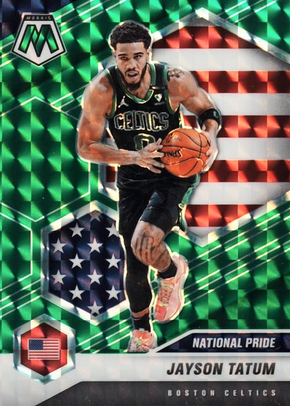 2020  Panini Mosaic Jayson Tatum #254 Basketball Card