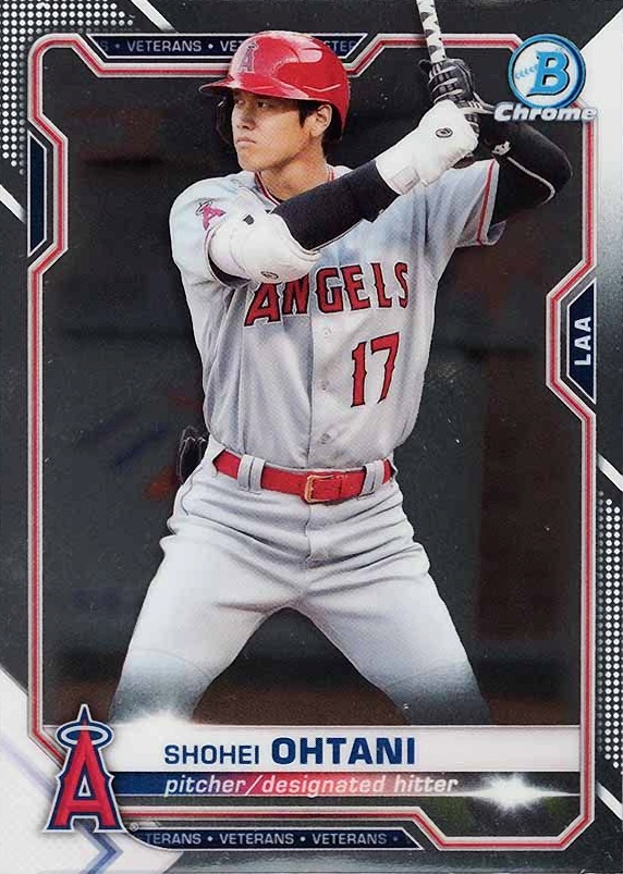 2021 Bowman Chrome Shohei Ohtani #27 Baseball Card