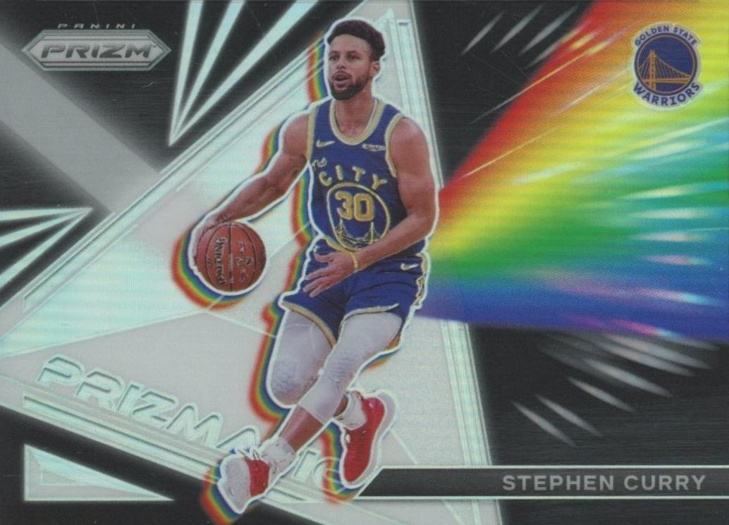 2021 Panini Prizm Prizmatic Stephen Curry #26 Basketball Card