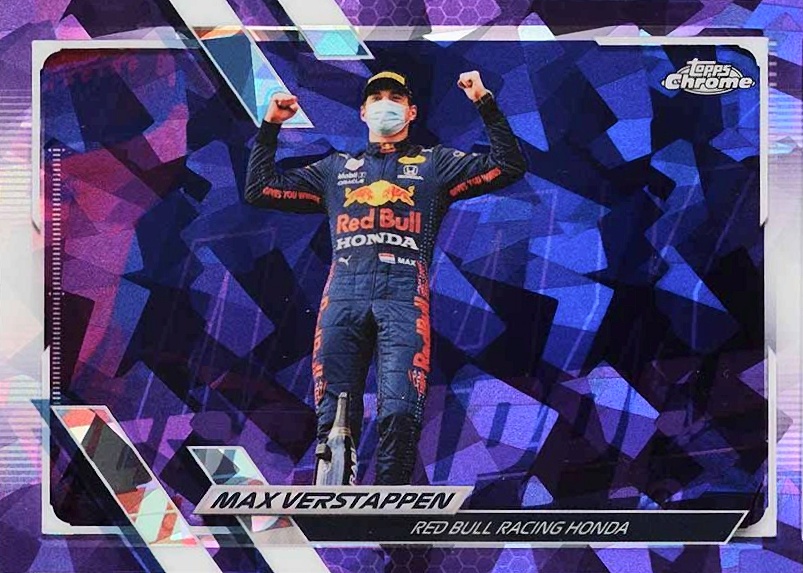 2021  Topps Chrome Formula 1 Sapphire Edition Max Verstappen #48 Other Sports Card