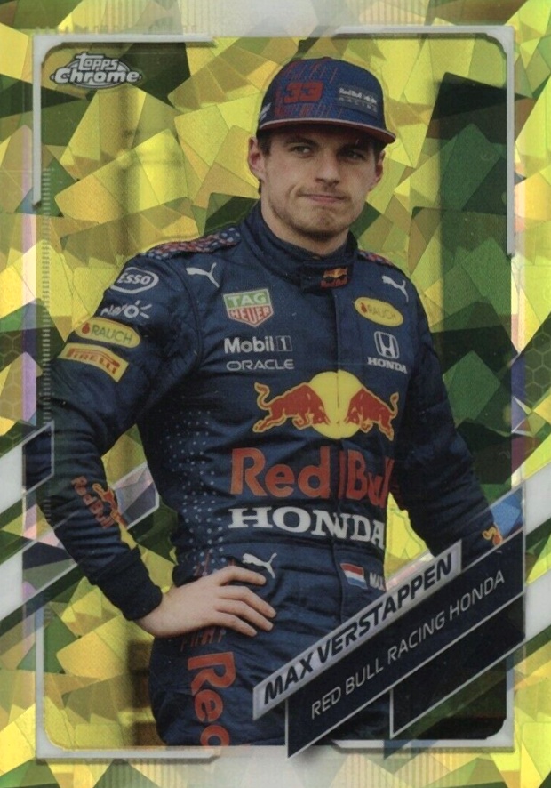 2021  Topps Chrome Formula 1 Sapphire Edition Max Verstappen #55 Other Sports Card