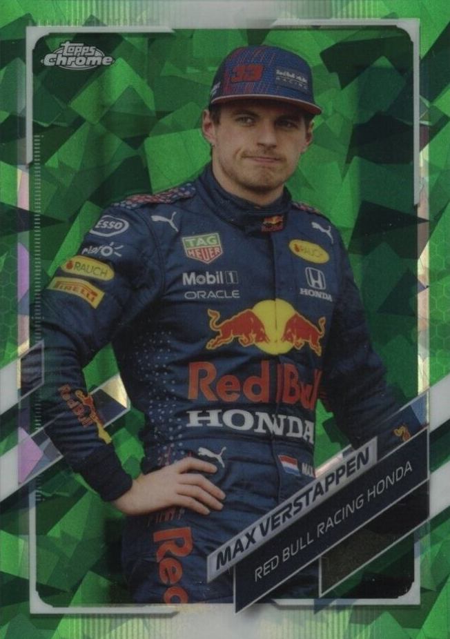 2021  Topps Chrome Formula 1 Sapphire Edition Max Verstappen #55 Other Sports Card