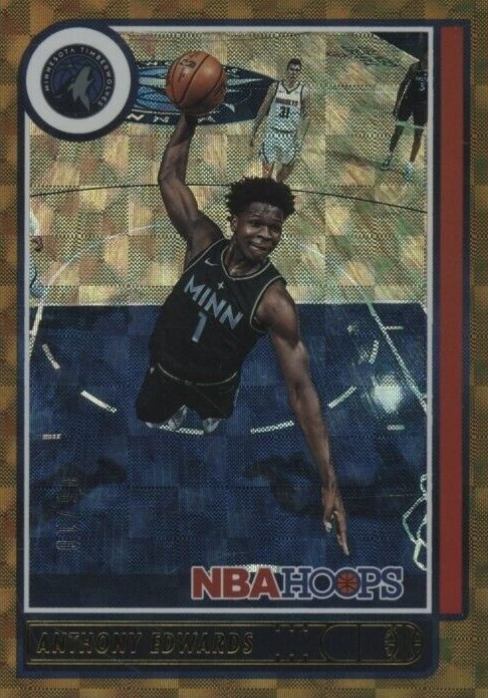 2021 Panini NBA Hoops Anthony Edwards #151 Basketball Card