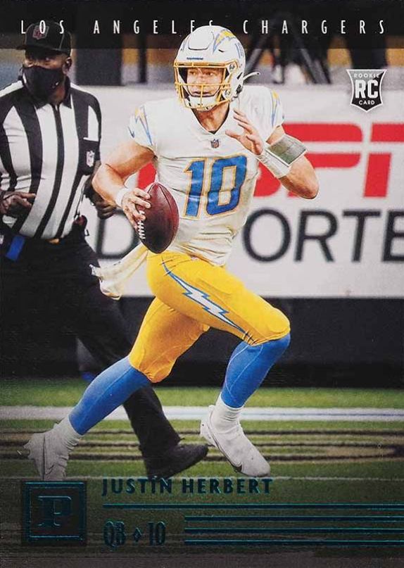 2020 Panini Chronicles Panini Justin Herbert #PA3 Football Card