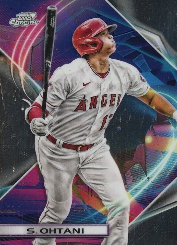 2022 Topps Cosmic Chrome Shohei Ohtani #14 Baseball Card