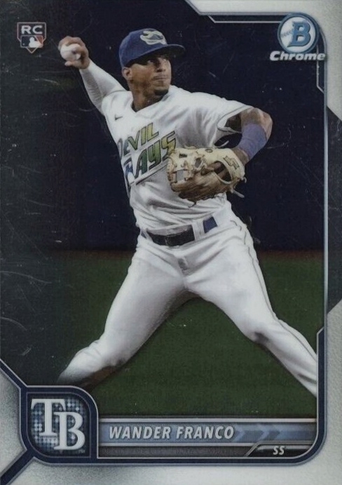 2022 Bowman Chrome Wander Franco #10 Baseball Card